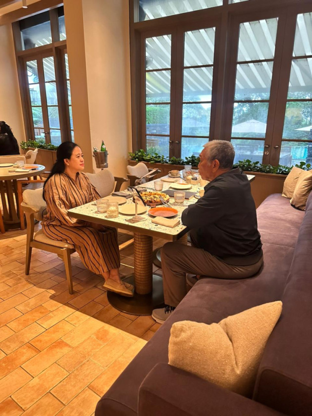 Dijenguk Puan, Luhut Bicarakan Berbagai Isu Nasional