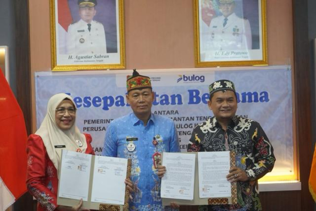 Pemprov Kalteng dan BULOG Perkuat Ketahanan Pangan dan Stabilitas Harga 2026