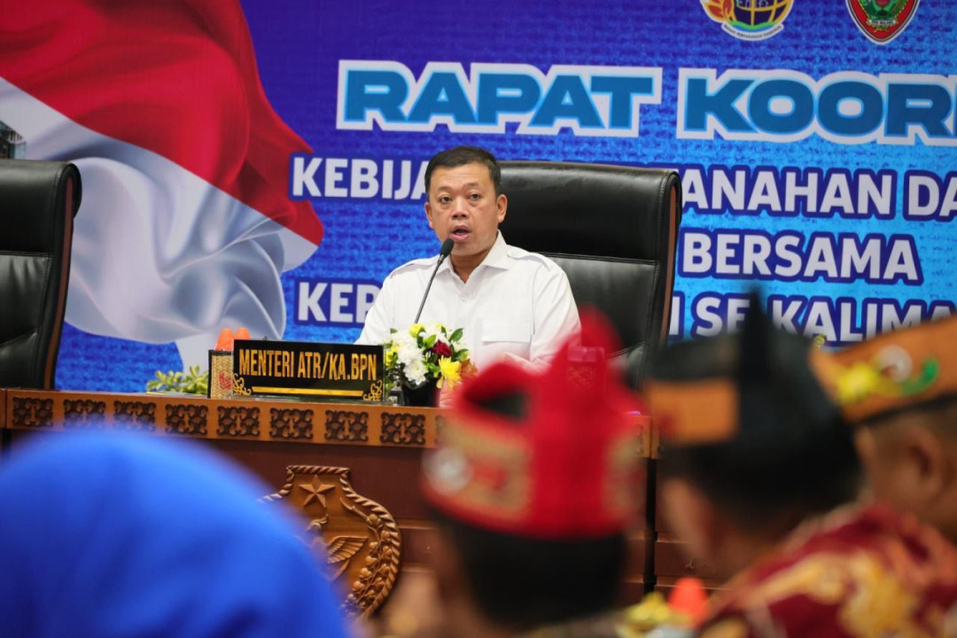 Menteri ATR/BPN Minta Kalteng Percepat Pemutakhiran Sertipikat
