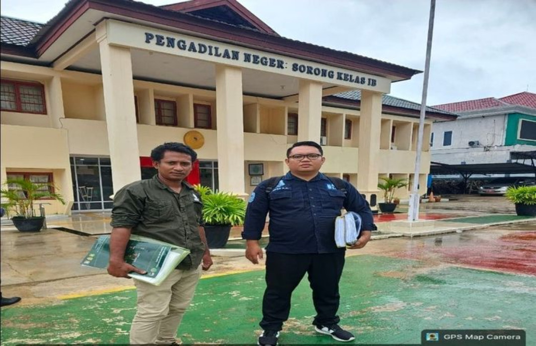 Gakkum Serahkan Tersangka Kayu Ilegal ke Kejari Sorong