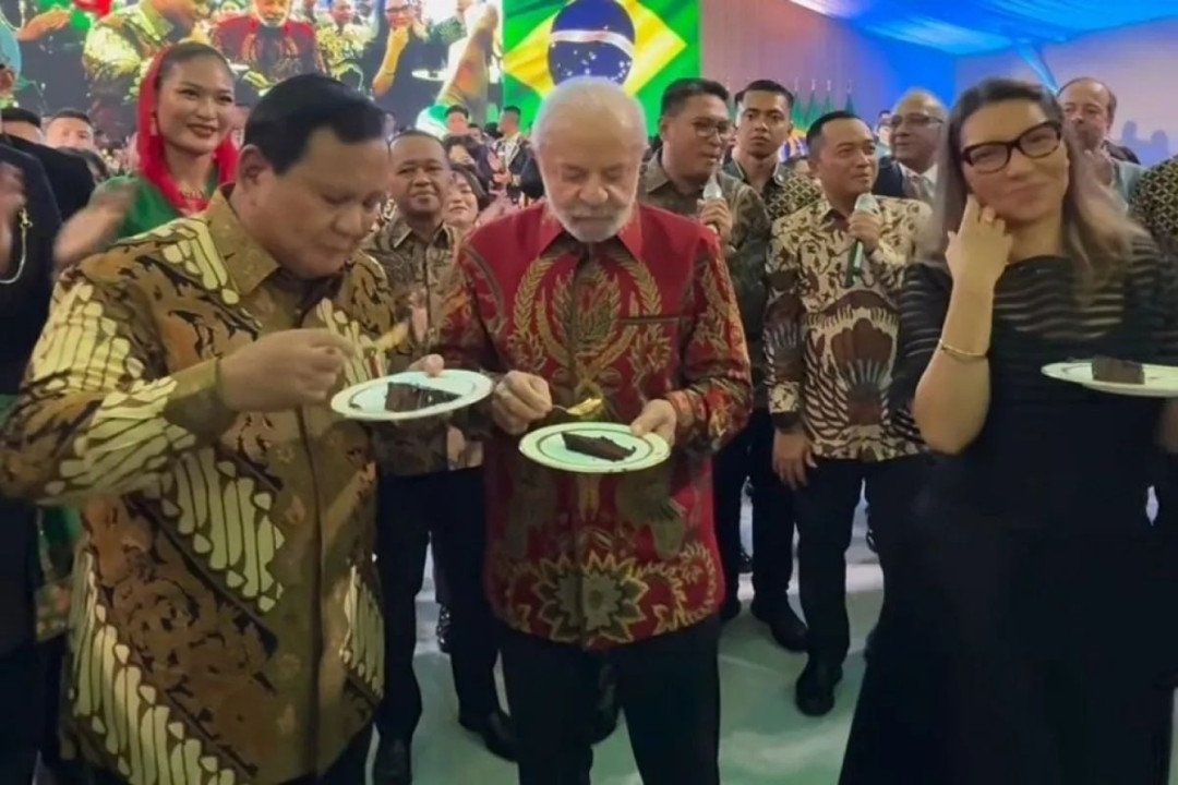 Presiden Prabowo dan Presiden Lula Rayakan Ulang Tahun Bersama di Istana