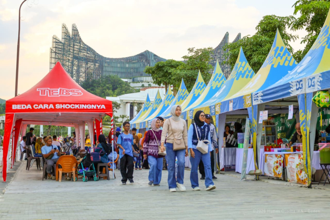 Antusiasme Pengunjung IKN Jadi Berkah Lebaran Bagi Pelaku UMKM
