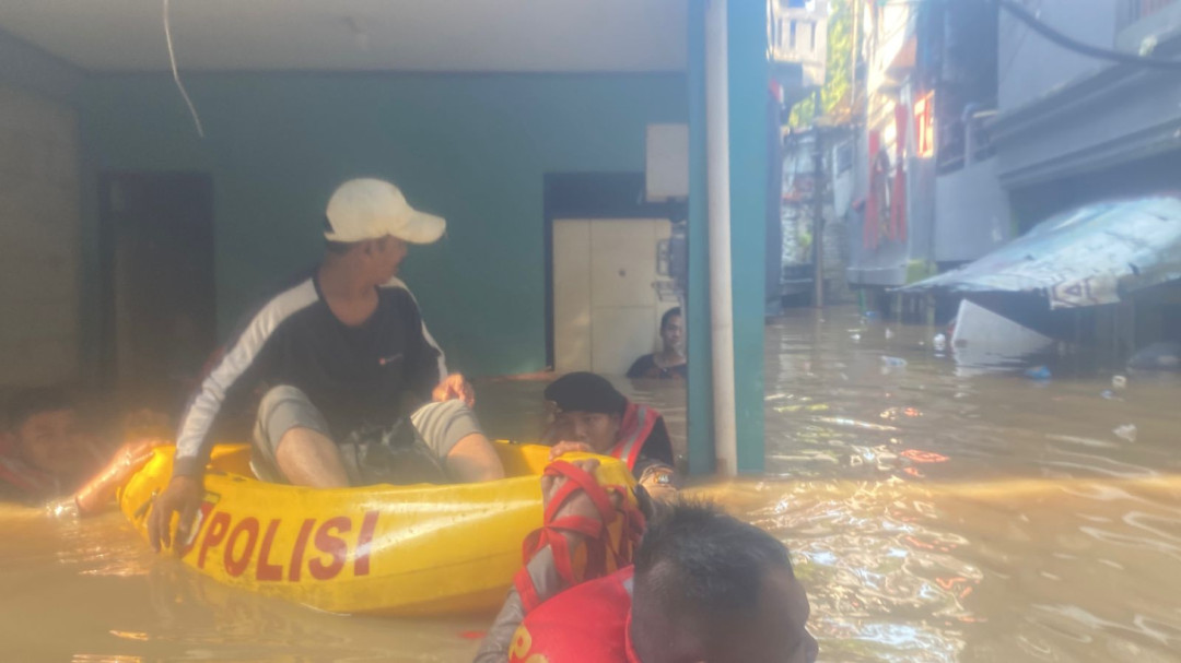 Banjir Meluas di Jakarta, Puluhan RT Terendam