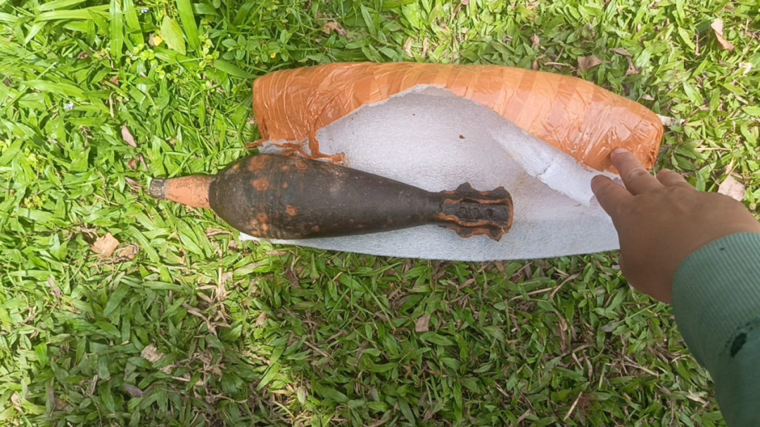 Warga Sanggau Temukan Mortir Aktif di Sungai