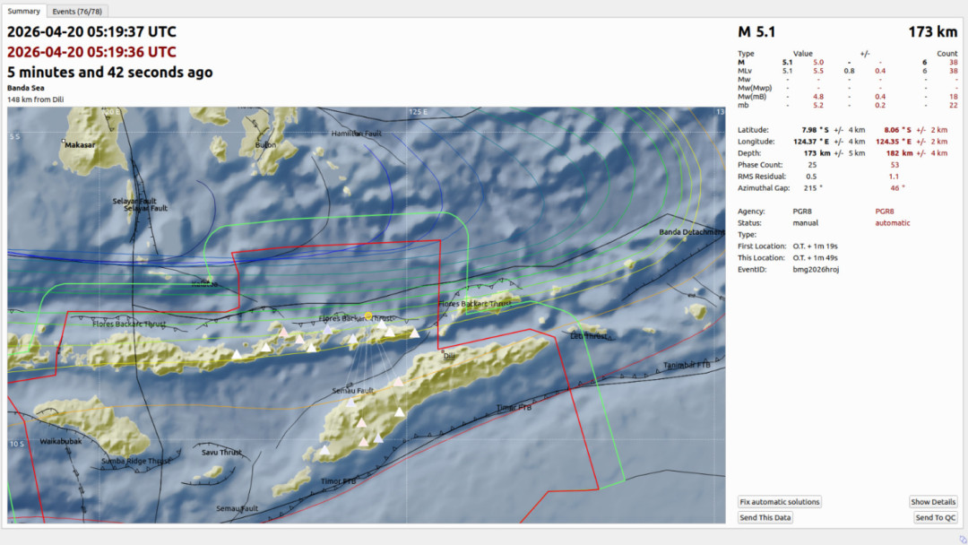 Gempa M 5,1 Guncang Alor NTT, Analisis BMKG Kupang: Tak Berpotensi Tsunami
