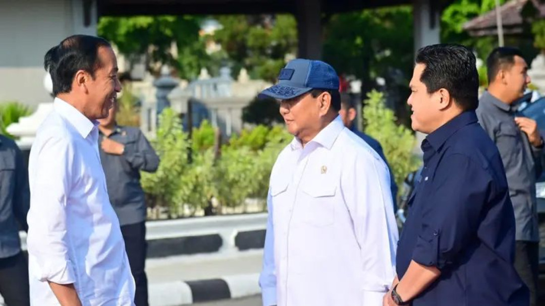 Presiden Jokowi Kunjungan Kerja ke Jawa Timur, Didampingi Prabowo dan Erick Thohir
