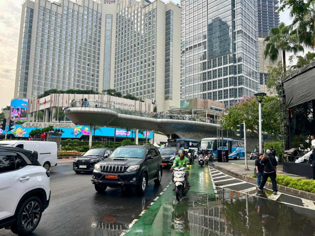 Dishub Tutup 33 Ruas Jalan Sudirman–Thamrin Saat Malam Tahun Baru 2026