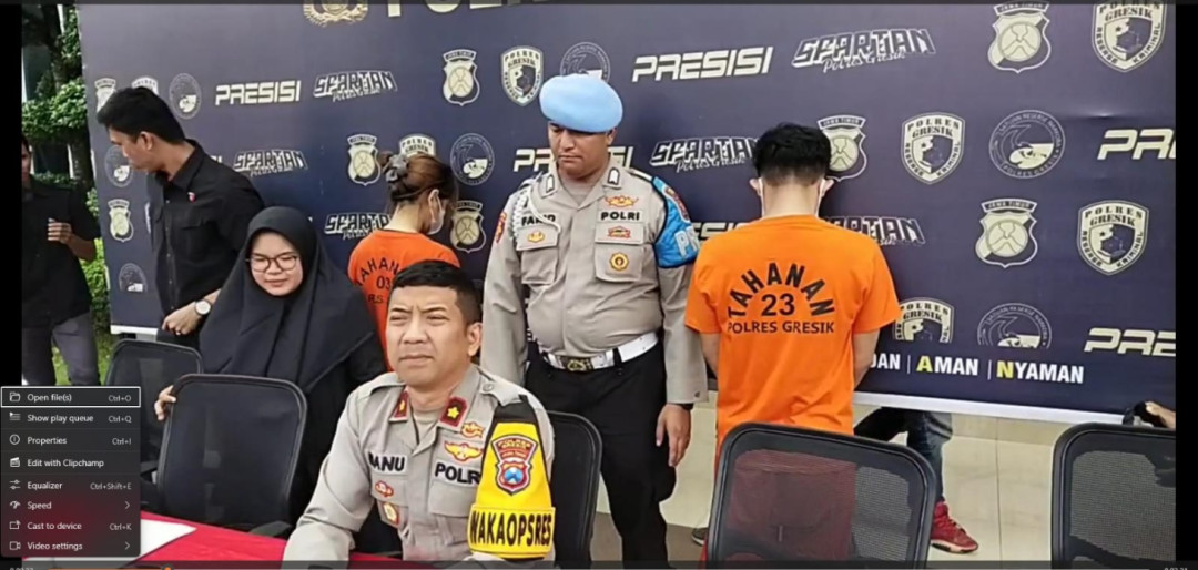 Viral Video Mesum, Suami dan Selebgram Dijebloskan ke Rutan Gresik