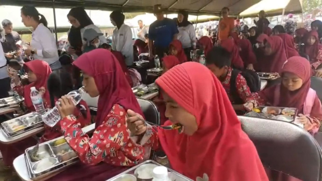 Program MBG Sukses Bantu Pemenuhan Gizi Anak-anak di Pesawaran Lampung