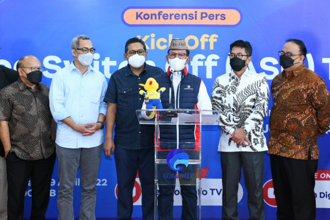 Besok, Kominfo Akan Hentikan Tetap Siaran TV Analog Tahap I
