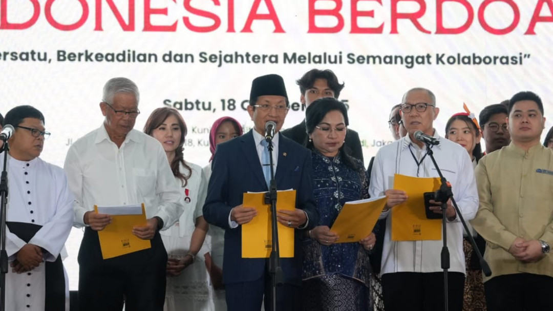 Menag Ajak Umat Tanamkan Semangat Damai Lewat Doa Lintas Agama