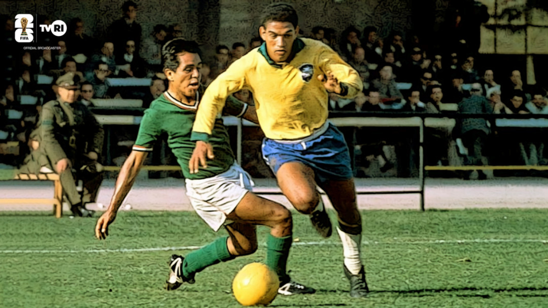 Bintang Piala Dunia 1962: Garrincha Si Burung Kecil Pembawa Brasil Juara
