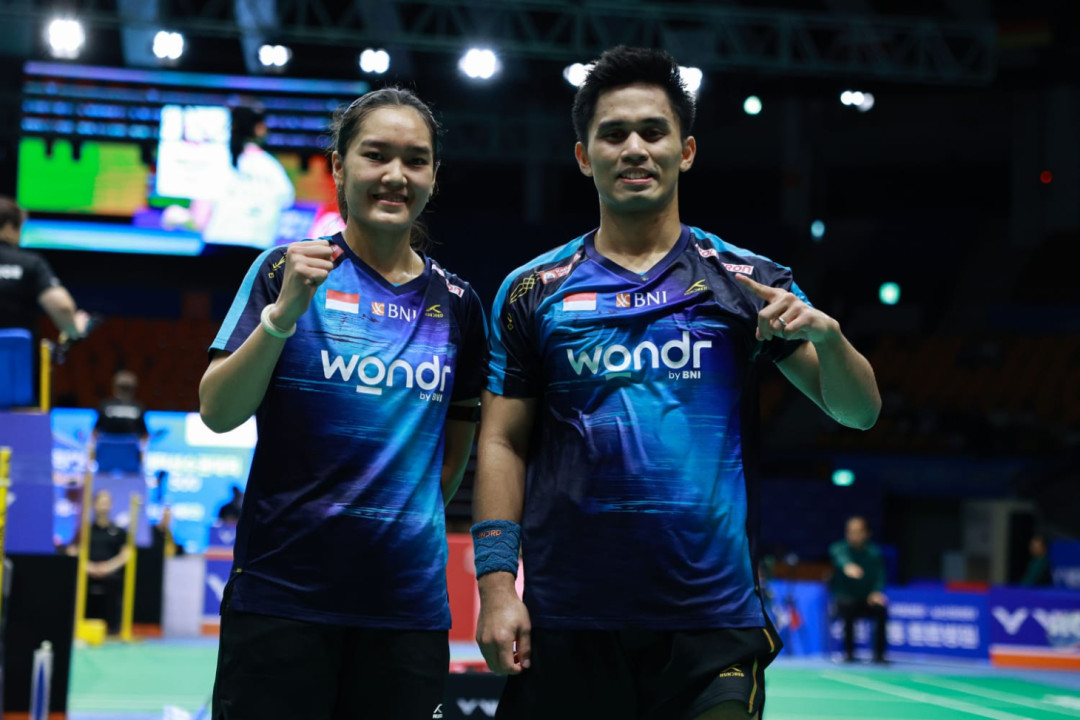 Korea Open 2025: Tembus Perempat Final, Amri/Nita Tuntaskan Revans