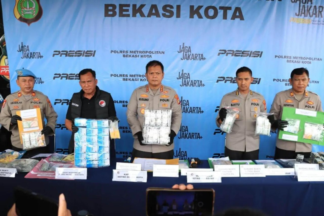 Polisi Sikat Jaringan Obat Keras Pemicu Tawuran Remaja