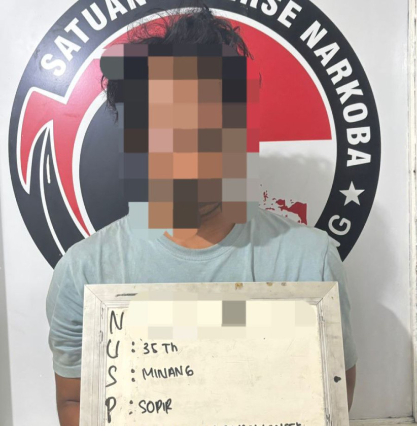 Diduga Edarkan Sabu, Sopir Diringkus Satresnarkoba Polres Sijunjung