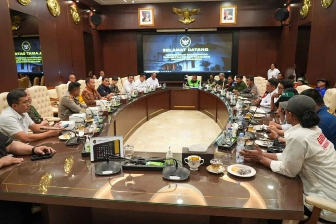 Kemenko Polkam Fasilitasi Pertemuan Mitra Ojek Daring