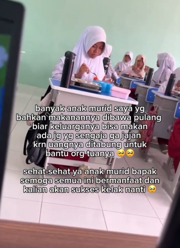 Prank Guru Soal MBG Berujung Haru, Siswa Sempat Menangis