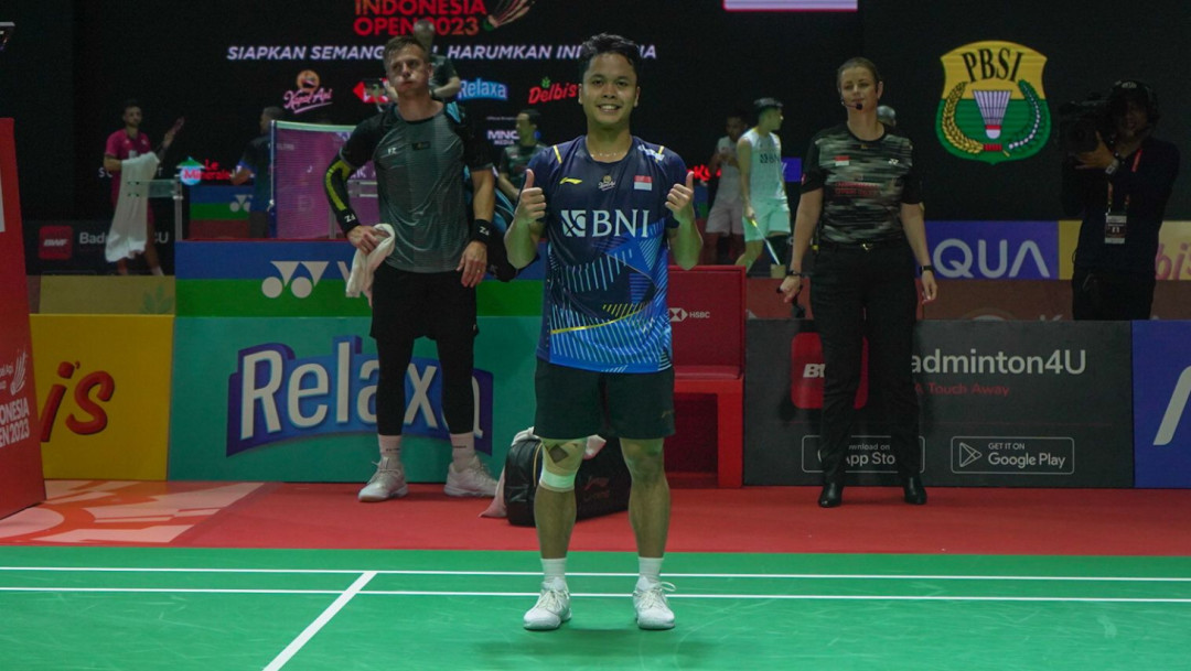 Juara Singapore Open, Anthony Ginting Tatap Indonesia Open 2023 Mulai dari Nol Lagi