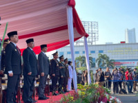 Kapolda Metro Jaya dan Gubernur Anies Ikuti Upacara HUT ke- 76 Bhayangkara Secara Virtual