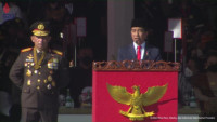 HUT ke-76 Bhayangkara, Presiden Jokowi: Masyarakat Harus Merasakan Keadilan dan Kemanfaatan Hukum