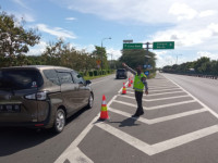 Ada Kecelakaan, Polisi Tutup Jalan Tol Km 77 Menuju Pelabuhan Merak 