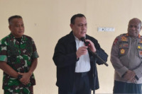 Periksa Lukas Enembe, Kapolda-Pangdam Dampingi Ketua KPK Datangi Kediaman Gubernur Papua