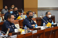 Kepala Bakamla RI rapat dengan Komisi I DPR RI Bahas Penyesuaian RKA-KL