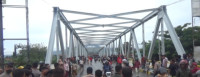 Debit Air Tinggi Jembatan Palu III Ditutup Sementara