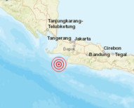 Gempa Bumi Magnitudo 5,5 Guncang Banten