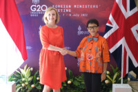 G20 FMM Bali, Menlu Inggris Soroti Isu Ketahanan Pangan