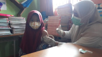 Sasar Pelajar, Launching Vaksinasi Merdeka Anak Suntik 100 Siswa SD di Tasikmalaya