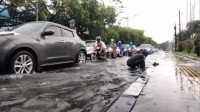 Hujan Deras, Sejumlah Ruas Jalan di Banjarmasin Tergenang