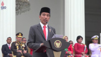 HUT Ke-77 TNI: Presiden Jokowi Apresiasi TNI Jaga Kedaulatan Bangsa dan Negara