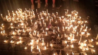 Ribuan Suporter Gabungan Gelar Aksi 1000 Lilin Doa Bersama untuk Korban Kanjuruhan di Bogor