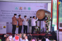 Wakil Presiden Ma'ruf Amin Resmikan Masjid Raya Baiturrahman Semarang