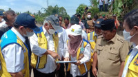 Menteri PUPR Tinjau Bendungan Rusak Desa Mancang Lhoksukon Pasca Banjir