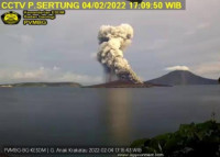 Masyarakat Hati-Hati! Gunung Api Anak Krakatau Hari Ini Sudah 9 Kali Erupsi