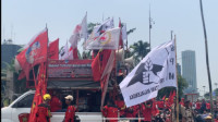 Massa Aksi Penolakan BBM Sudah Memadati Kawasan Gedung DPR RI
