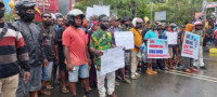 Aksi Unjuk Rasa Save Gubernur Papua Lukas Enembe: 4 Ribu Orang Diperkirakan Penuhi Taman Imbi