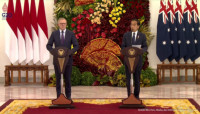 Presiden Jokowi Terima Kunjungan PM Australia di Istana Bogor
