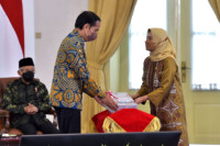Presiden Jokowi Terima LHP LKPP Tahun 2021 dari BPK