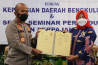 Perkuat Penegakan Hukum, Polda Bengkulu Jalin Kerjasama Dengan INI Wilayah Bengkulu