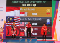 SEA Games 2021 Vietnam : Lifter Eko Yuli Pertahankan Tradisi Emas 61Kg