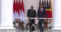 Presiden Jokowi Terima Kunjungan Presiden Timor Leste