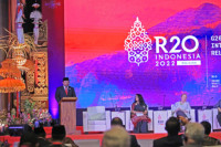 Menag Yaqut Bicara Pancasila dan Keberhasilan Indonesia Hadapi Pandemi di Event R20