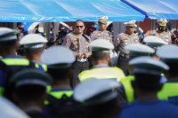 Pengalihan Arus Lalu Lintas, Polri Adakan Geladi Pengamanan di Lokasi KTT G20