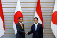 Bertemu Jokowi, PM Kishida : Jepang Akan Bergabung Latihan militer 'Garuda Shield'