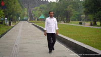 Tinjau Peremajaan Candi Borobudur, Presiden Jokowi Berharap Gelaran Seni Budaya