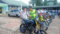 Cegah Penggunaan Knalpot Racing, Satlantas Polres Bengkulu Tindak 13 Motor Pelajar