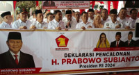 DPD Gerindra Bengkulu Deklarasi Prabowo Subianto Capres 2024